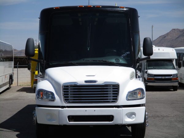 Front View of 2013 ABC M1235 Shuttle Bus