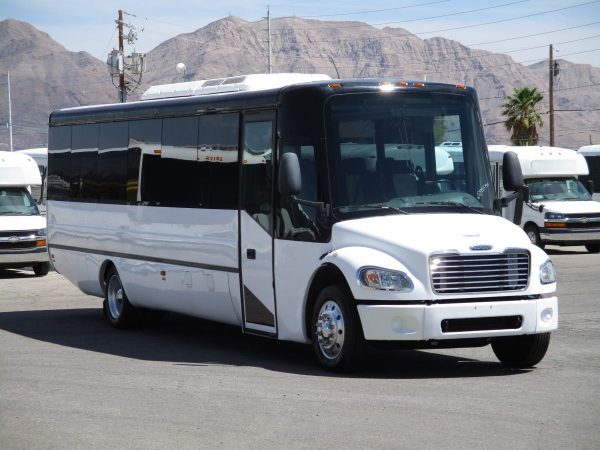 Front Passenger View of 2013 ABC M1235 Shuttle Bus