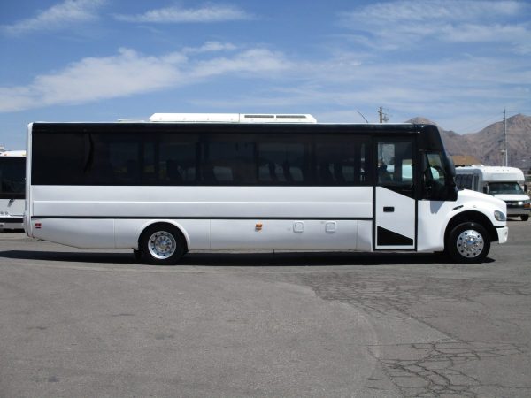 Passenger Side Shot of 2013 ABC M1235 Shuttle Bus