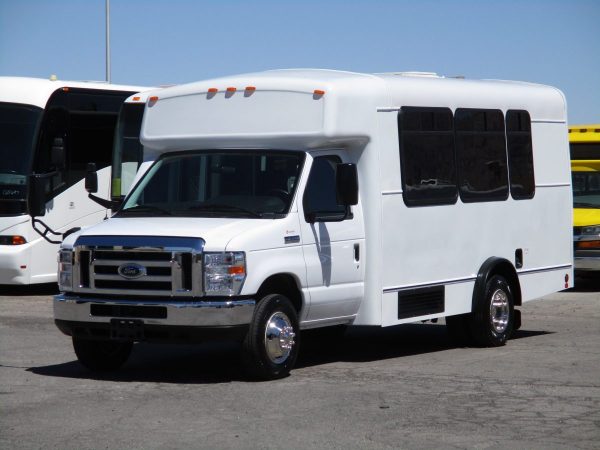 Front Drivers View of 2018 GOSHEN PACER II SHUTTLE BUS