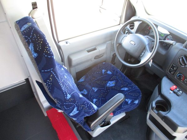 Drivers Seat of 2018 GOSHEN PACER II SHUTTLE BUS