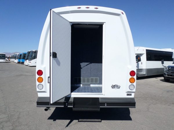 Rear Shot of 2016 KSIR E4-290RL Shuttle Bus