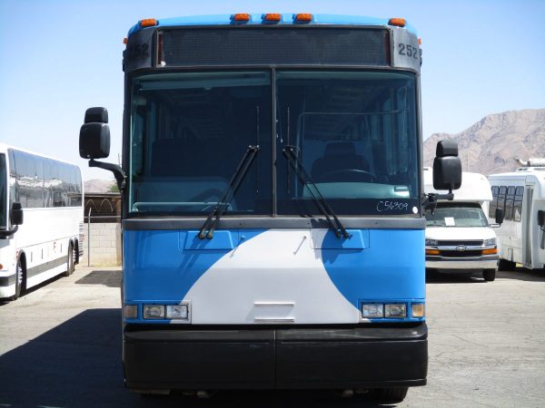 Front View of 2004 MCI D4000 ADA Highway Coach