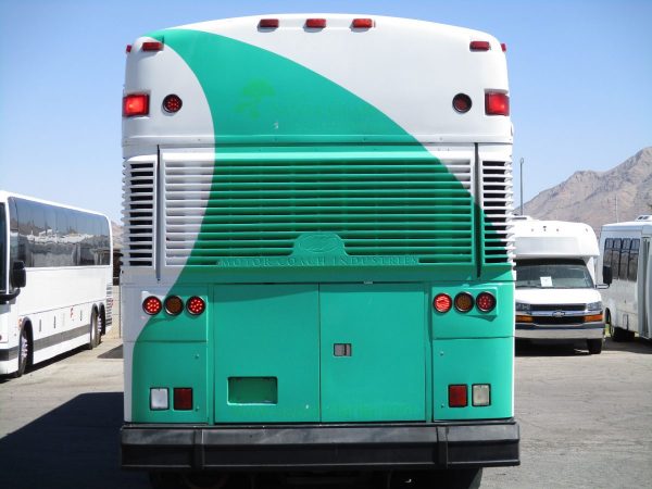 Rear Shot of 2004 MCI D4000 ADA Highway Coach