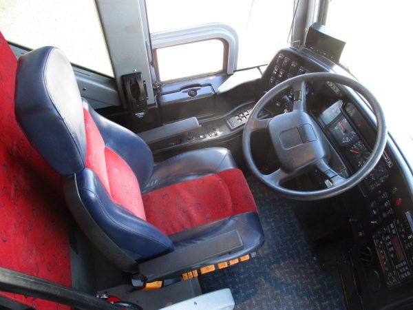 Drivers Seat of 2008 Prevost H3-45 Highway Coach