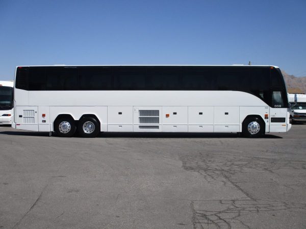 Side of 2008 Prevost H3-45 Highway Coach