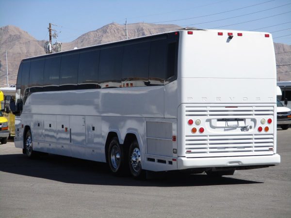 Side/Rear Shot of 2008 Prevost H3-45 Highway Coach