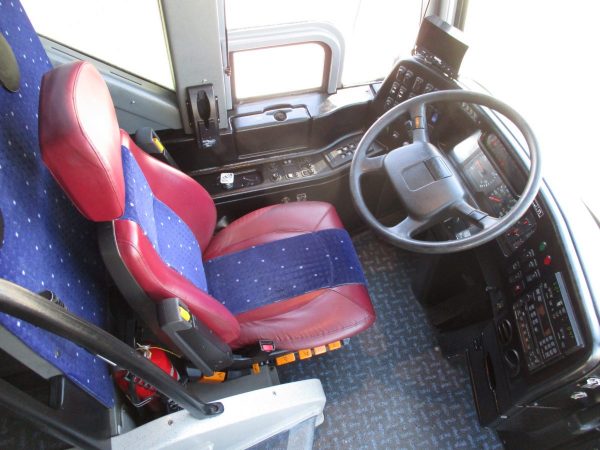 Drivers Seat of 2008 Prevost H3-45 Highway Coach