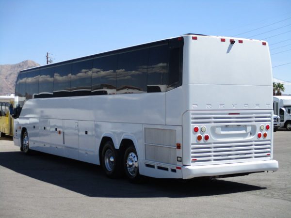 Rear Drivers Side View of 2008 Prevost H3-45 Highway Coach