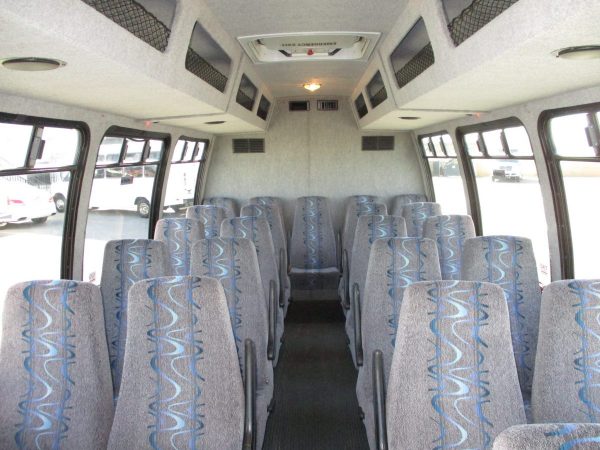 Inside View of 2010 Ameritrans 285 Shuttle Bus