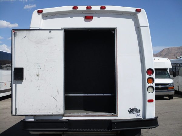 Rear Shot of 2012 Elkhart Coach ECII Shuttle Bus