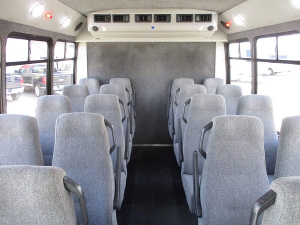 View from Front of 2012 Elkhart Coach ECII Shuttle Bus
