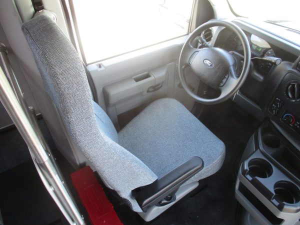 Drivers Seat of New 2018 Goshen Impulse Shuttle Bus