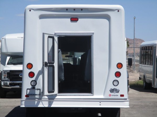 Rear Shot of New 2018 Goshen Impulse Shuttle Bus