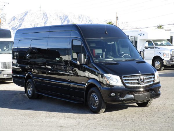 2015 Mercedes Benz Sprinter Limo Bus Front Passenger Side