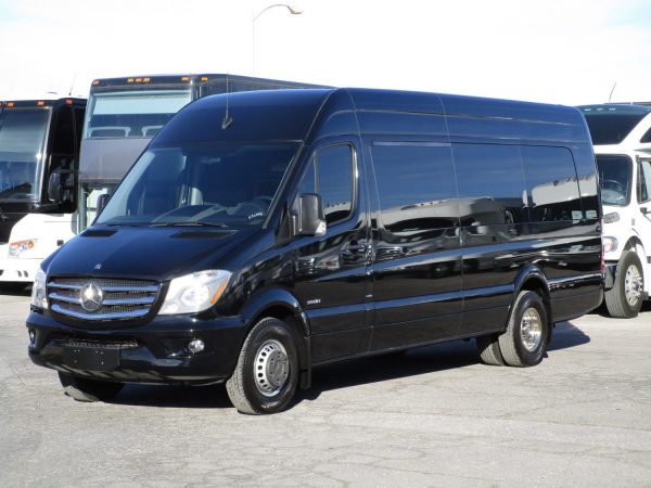 2015 Mercedes Benz Sprinter Limo Bus Drivers Side Front