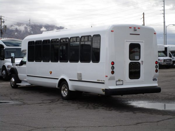 2013 ElDorado Aero Elite Lift Equipped Shuttle Bus Driver Rear