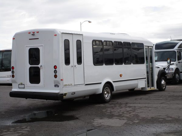 2013 ElDorado Aero Elite Lift Equipped Shuttle Bus Passenger Rear