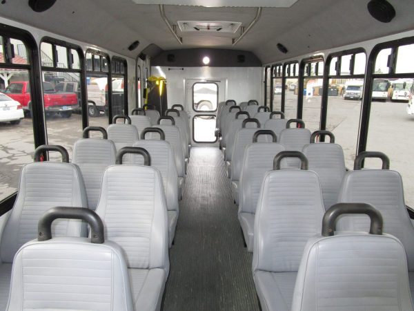 2013 ElDorado Aero Elite Lift Equipped Shuttle Bus Interior Front