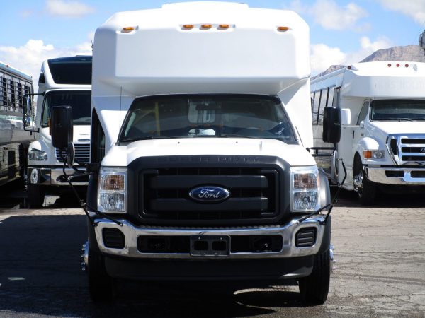 2013 ElDorado Aero Elite Lift Equipped Shuttle Bus Front