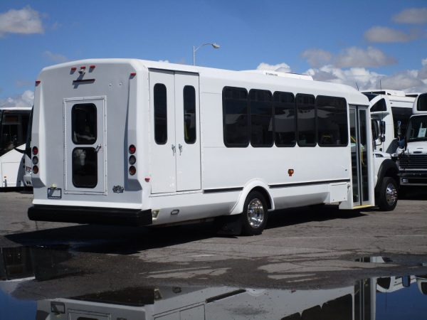 2013 ElDorado Aero Elite Lift Equipped Shuttle Bus Passenger Rear