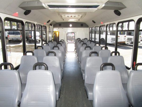 2013 ElDorado Aero Elite Lift Equipped Shuttle Bus Front Aisle