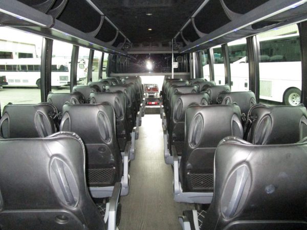 2018 Executive Coach Builders Luxury Shuttle Bus Back Aisle