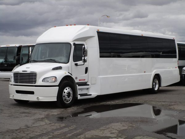 2018 Executive Coach Builders Luxury Shuttle Bus Front Drivers