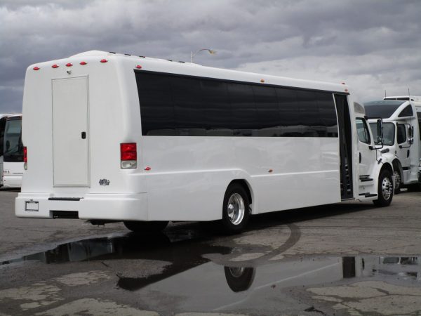 2018 Executive Coach Builders Luxury Shuttle Bus Rear Passenger