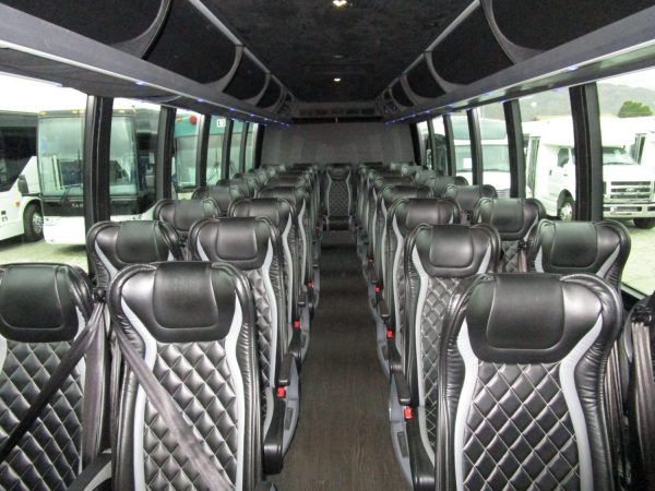 2018 Executive Coach Builders Luxury Shuttle Bus Front Aisle