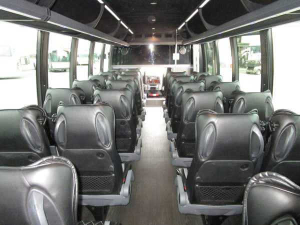 2018 Executive Coach Builders Luxury Shuttle Bus Rear Aisle