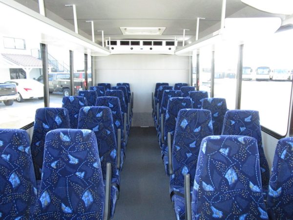 2019 ElDorado Advantage Shuttle Bus Front Aisle