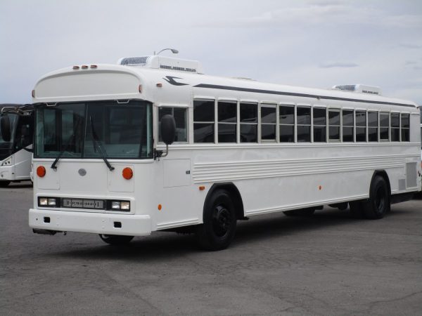 2009 Blue Bird All American Passenger Bus Drivers Side Front