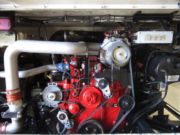 2009 Blue Bird All American Passenger Bus Under the Hood