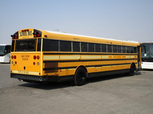 Passenger Rear View of 2007 Thomas Saf-T-Liner HDX School Bus