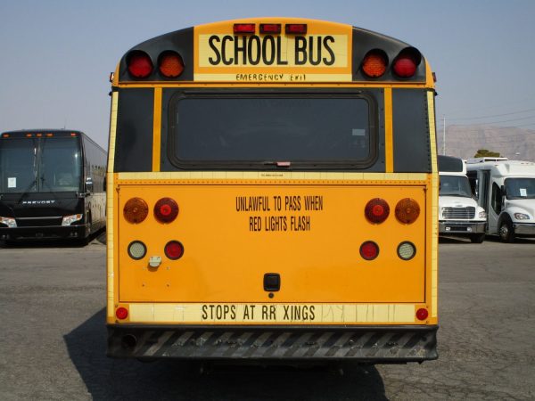 Rear View of 2007 Thomas Saf-T-Liner HDX School Bus