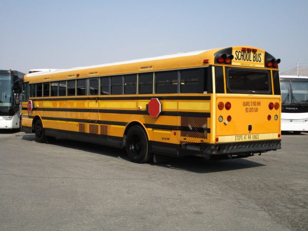 Driver Rear View of 2007 Thomas Saf-T-Liner HDX School Bus