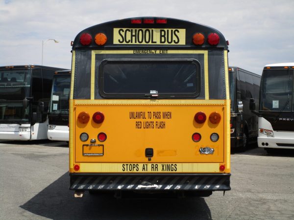 Rear View of 2008 Thomas Saf-T-Liner HDX School Bus