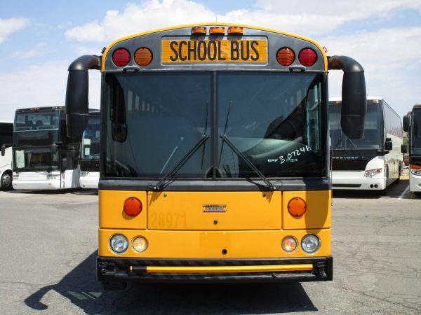 Front View View of 2008 Thomas Saf-T-Liner HDX School Bus