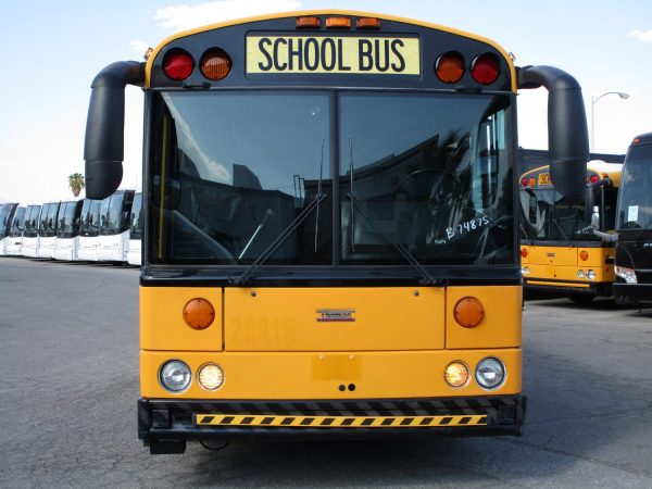 Front View of 2007 Thomas Saf-T-Liner HDX School Bus