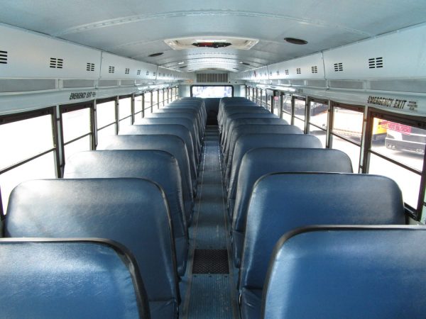 Front Aisle View of 2007 Thomas Saf-T-Liner HDX School Bus