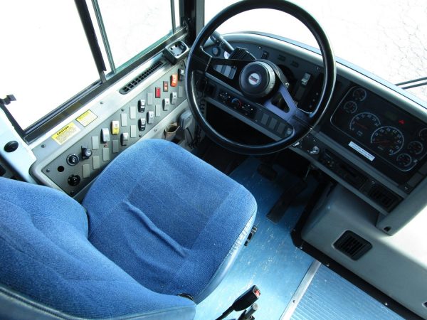 Drivers Seat of 2007 Thomas Saf-T-Liner HDX School Bus