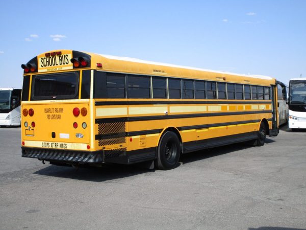 Passenger Rear View of 2007 Thomas Saf-T-Liner HDX School Bus