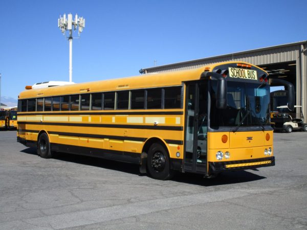 Passenger Front View of 2007 Thomas Saf-T-Liner HDX School Bus