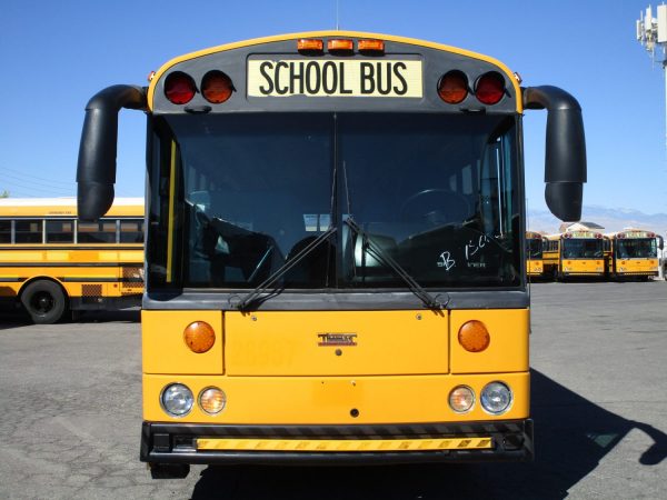 Front View of 2007 Thomas Saf-T-Liner HDX School Bus