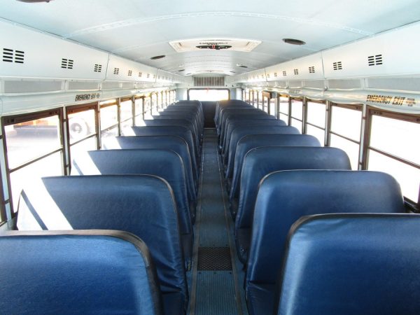 Front Aisle View of 2007 Thomas Saf-T-Liner HDX School Bus