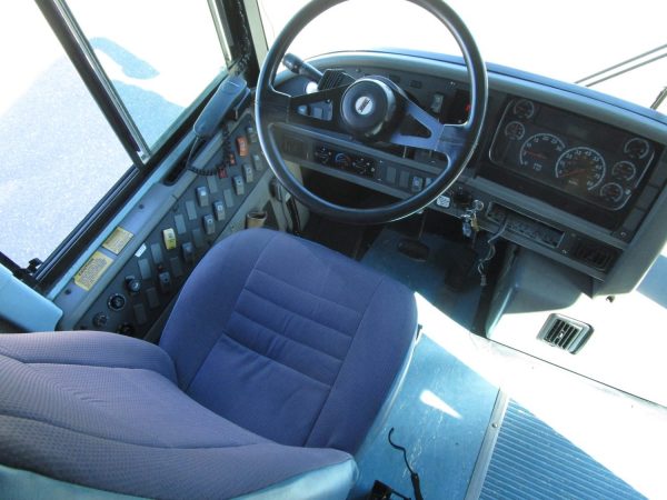 Drivers Seat View of 2007 Thomas Saf-T-Liner HDX School Bus
