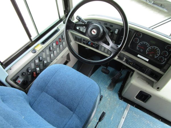 Drivers Seat of 2007 Thomas Saf-T-Liner HDX School Bus