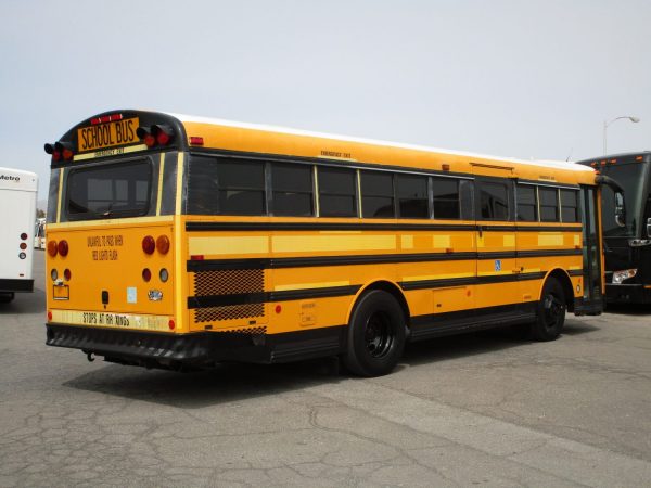 Passenger Rear View of 2007 Thomas Saf-T-Liner HDX School Bus