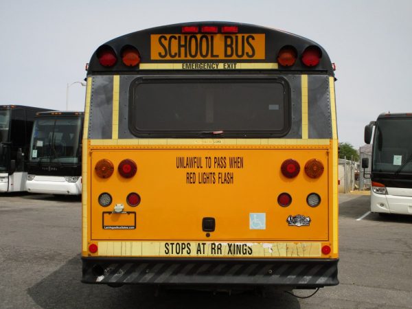 Rear View of 2007 Thomas Saf-T-Liner HDX School Bus